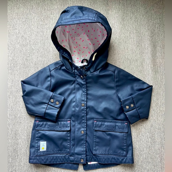 Zara raincoat navy blue 12-18 months - Picture 3 of 5
